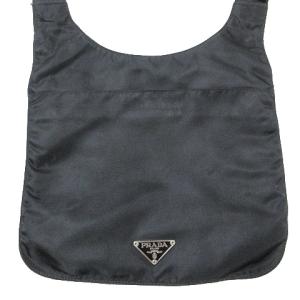 PRADA サコッシュ ショルダーバッグ メンズバック トライアングルロゴ ナイロン 斜め掛け 鞄 黒 ブラック X
