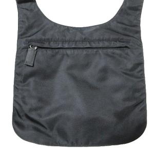 PRADA サコッシュ ショルダーバッグ メンズバック トライアングルロゴ ナイロン 斜め掛け 鞄 黒 ブラック X