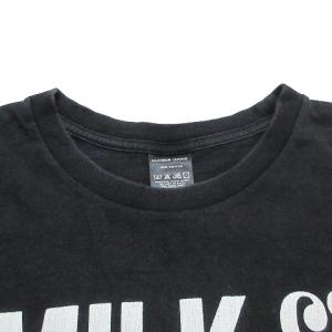 NUMBER (N)INE Tシャツ 半袖 カットソー milk&cookies プリント クルーネック 3 L相当 黒 ブラック IBO58 X