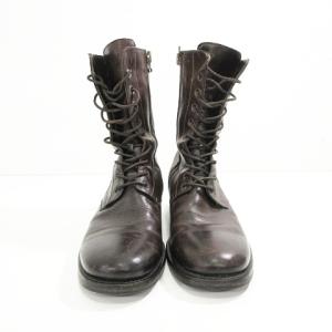 BUTTERO 箱付き レースアップブーツ ロング B1119 VERO CUOIO ARTIGIANA MADE IN ITALY イタリア製