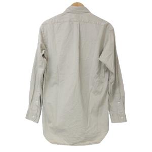 RALPH LAUREN ボタンダウン シャツ 長袖 BLAKE COTTON ポニー ワンポイント S ベージュ ORG X