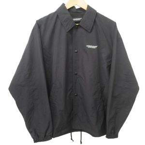 UNDERCOVER コーチジャケット アウター ドローストリング ロゴプリント UB0D4201 2 約Mサイズ 黒 ブラック