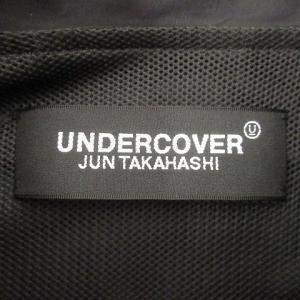 UNDERCOVER コーチジャケット アウター ドローストリング ロゴプリント UB0D4201 2 約Mサイズ 黒 ブラック