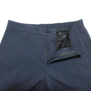 Theory 美品 Kelso Zaine BE A パンツ スラックス シアサッカー  28 S相当 紺 ネイビー IBO58 X