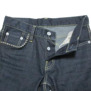 HYSTERIC GLAMOUR デニム パンツ スタッズ ジーンズ ボタンフライ 小さいサイズ XXS インディゴ ネイビー IBO58 X