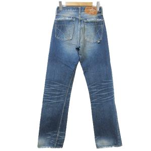 SUGAR CANE 065 STAR JEANS デニム パンツ ジーンズ ダメージ加工 セルビッチ 赤耳 ボタンフライ スター 星 W28 L32