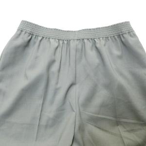 UNITED ARROWS ロエフ LOEFF 美品 TOROカルソンパンツ スラックス ウール ウエストゴム 1 S相当 緑 グリーン IBO58 X