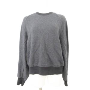 美品 22AW トレーナー ストレッチ ラグラン トップス 長袖 Sサイズ チャコールグレー IBO58