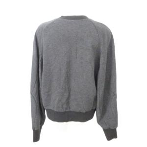 Theory 美品 22AW トレーナー ストレッチ ラグラン トップス 長袖 Sサイズ チャコールグレー IBO58
