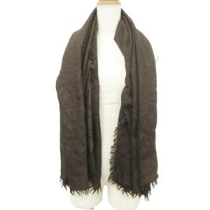 LOUIS VUITTON モノグラム ショール イタリア製 402336 ブラウン