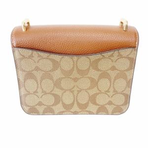 COACH 美品 保存袋付き モーガン スクエア クロスボディ カラーブロック シグネチャー キャンバス 鞄 カバン バッグ 2WAY