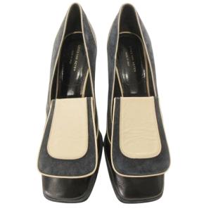 DRIES VAN NOTEN レザー シューズ バイカラー 37