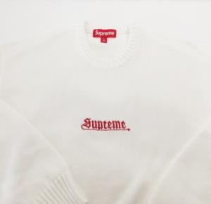 Supreme 24ss old english sweater S