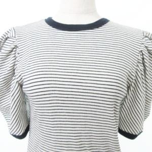 Ameri VINTAGE × robert p miller ロバート ピー ミラー 美品 保存袋付き パフスリーブ カットソー トップス 半袖 ボーダー