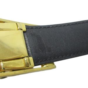 CELINE ナローベルト ゴールド金具 レザー 茶 ブラウン IBO58 X