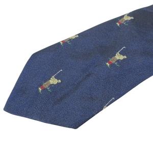 Brooks Brothers MAKERS 2点 ネクタイ ゴールデンフリース 総柄 シルク レギュラータイ ビジネス 紺 ネイビー IBO58 X