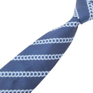 美品 ホースシュー ネクタイ レギュラー 758924T フォーマル オフィス 紺 ネイビー