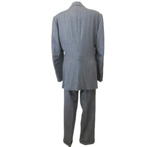 TOMORROWLAND × Ermenegildo Zegna スーツセットアップ ウール ヘリンボーン 46 グレー