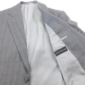 TOMORROWLAND × Ermenegildo Zegna スーツセットアップ ウール ヘリンボーン 46 グレー