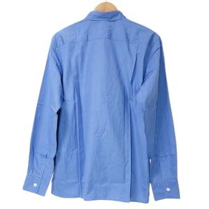 COMME des GARCONS HOMME PLUS シャツ 長袖 AD2003 裏プリント ブルー 青 IBO60 X