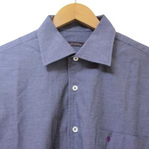 BALLANTYNE シャツ 長袖 ワンポイント 16 1/2 パープル