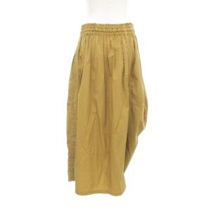 Y's ヨウジヤマモト 美品 アシンメトリー スカート YW-S12-012 2 約Mサイズ マスタード