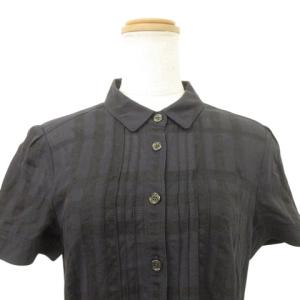 BURBERRY ワンピース チェック柄 40 紺