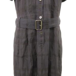 ワンピース チェック柄 40 紺（2024/11/24買取） - BURBERRY