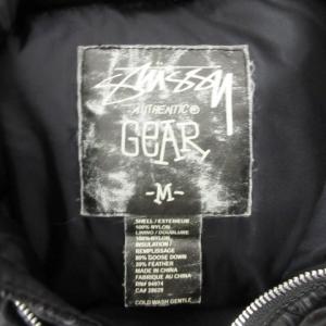 STUSSY ダウンジャケット M ブラック