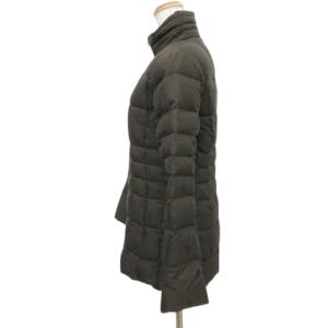 MONCLER 茶タグ ダウンジャケット 総ロゴ アウター ジップアップ 0 約XS-Sサイズ 茶 ブラウン