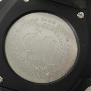 CASIO G-SHOCK GW-9300GB-1JF 腕時計 MUDMAN タフソーラー 文字盤パープル 本体ブラック 稼働品