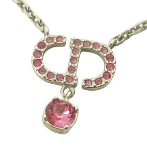 Dior Petit CD Necklace ピンク シルバーカラー