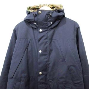 SOPHNET. マウンテンパーカー SOPH-134070 裏地カモフラ キルティング ジャケット L 紺 ネイビー