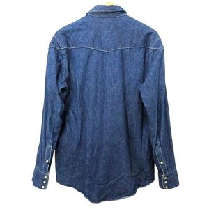 visvim デニム ウエスタンシャツ 長袖 スナップボタン トップス 3 紺 ネイビー