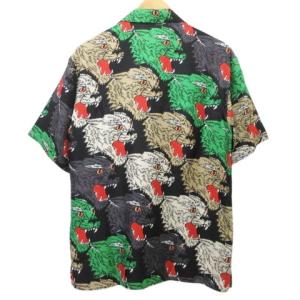 GUCCI 18SS Panther Silk Shirt ヒョウプリント イタリア製 44