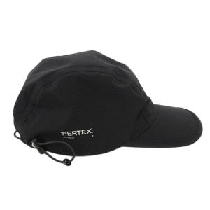 Graphpaper 美品 24AW PERTEX SHIELD Jet Cap 帽子 防水性 ロゴプリント ワンサイズ 黒 ブラック