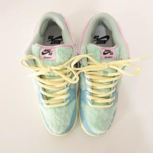 NIKE SB ×VERDY プロ QS ヴィスティ/ブルーゲイズ アンド エメラルドグリーン Dunk Low