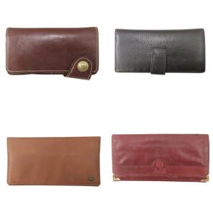 dunhill ダックス等 9点 長財布 二つ折り財布 ウォレット 黒 ブラック 茶 ブラウン GY99