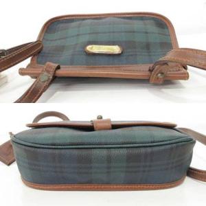 POLO RALPH LAUREN タグ付き 付属品有 ヴィンテージ ブラックウォッチ ショルダーバッグ チェック カバン 鞄 茶 ブラウン ORG