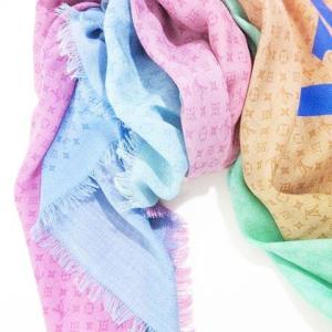 LOUIS VUITTON ヴィトン モノグラム レインボー ストール スカーフ