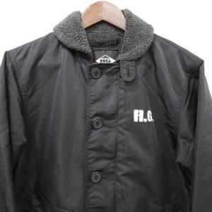 HYSTERIC GLAMOUR 美品 コーチ ジャケット 中綿 アウター 裏ボア バックロゴ Sサイズ 黒 ブラック