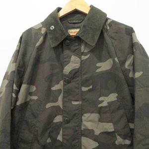 Barbour × ソフネット SOPHNET.  美品 ビデイル BEDALE カモフラ柄 フィールド ジャケット 迷彩柄 XL カーキ