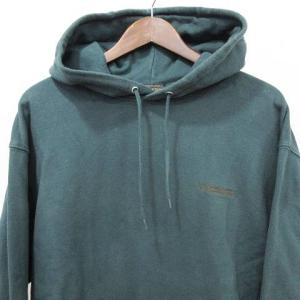 PENDLETON 美品 バックプリント パーカー 裏起毛 フーディ 長袖 トップス Mサイズ 緑 グリーン