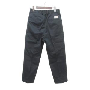 WACKO MARIA 美品 トラウザー パンツ チノパン ボトム ジップフライ 日本製 Mサイズ 濃紺 ダークネイビー AA
