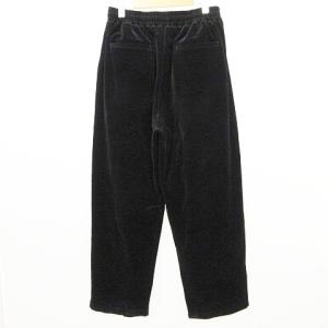 Graphpaper 24AW Compact Velour Easy Pants 1 ブラック