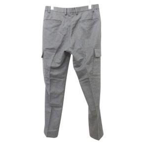 UNITED ARROWS 美品 COZY カーゴパンツ ジップフライ 無地 センタープリーツ Mサイズ グレー