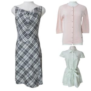 BURBERRY BLUE LABEL 7点セット ジャンク トップス ワンピース スカート まとめ カットソー ニット カーディガン 半袖 7分袖 長袖 ノースリーブ