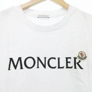 MONCLER ロゴワッペン Tシャツ XL 白 ホワイト