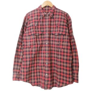 美品 Papas パパス コーデュロイ 刺繍ロゴ 総柄 BD 長袖シャツ Papas パパス 長袖シャツ コーデュロイ 刺繍ロゴ 総柄 BD