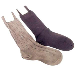 HERMES タグ付き 4点 セット 靴下 ソックス H刺繍 9 コットン ウール 茶系 ブラウン 白 ホワイト AA